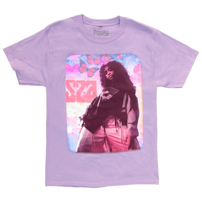 SZA SHORT SLEEVE T-SHIRT LAVENDER