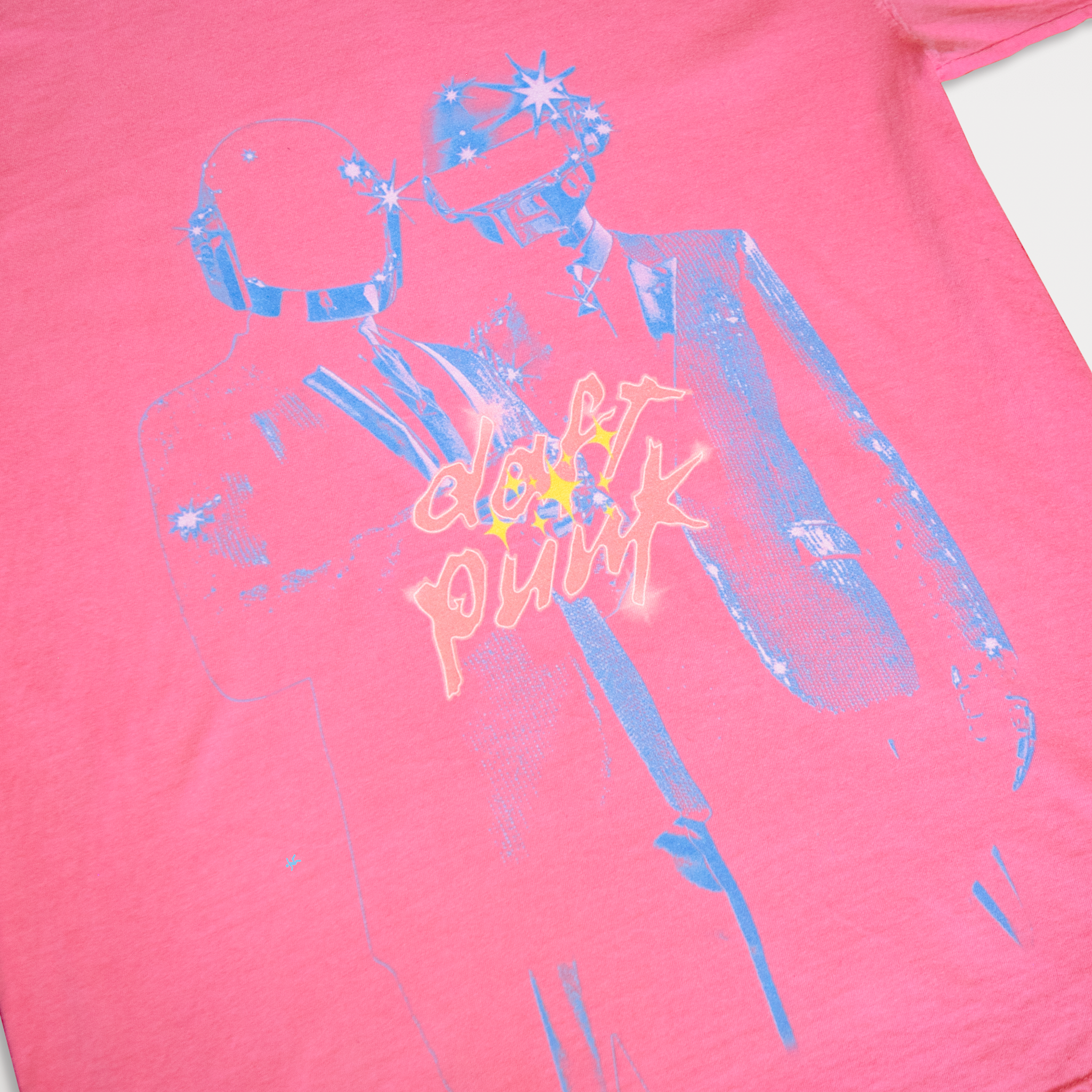 DAFT PUNK SHORT SLEEVE T-SHIRT PINK – Funky Foundation