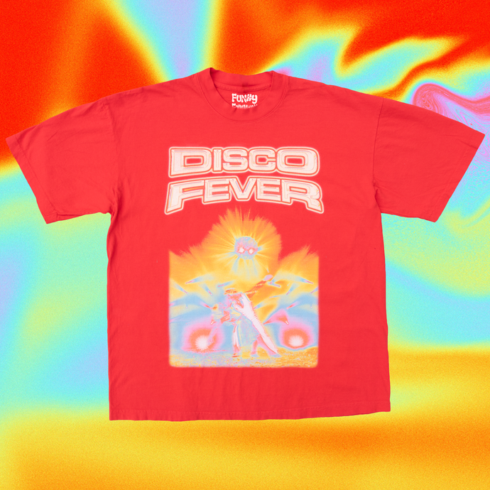 DISCO FEVER T-SHIRT - RED