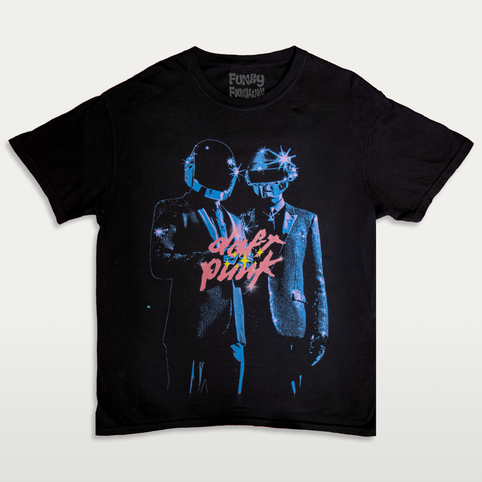 DAFT PUNK SHORT SLEEVE T-SHIRT BLACK